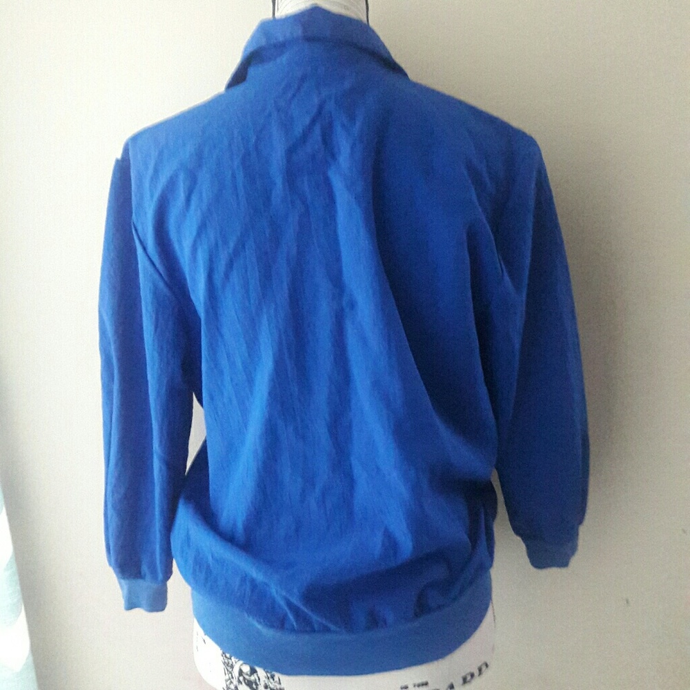 VTG 80s 90s Color Block Top Art To Wear Pop Over - Picture 3 of 8